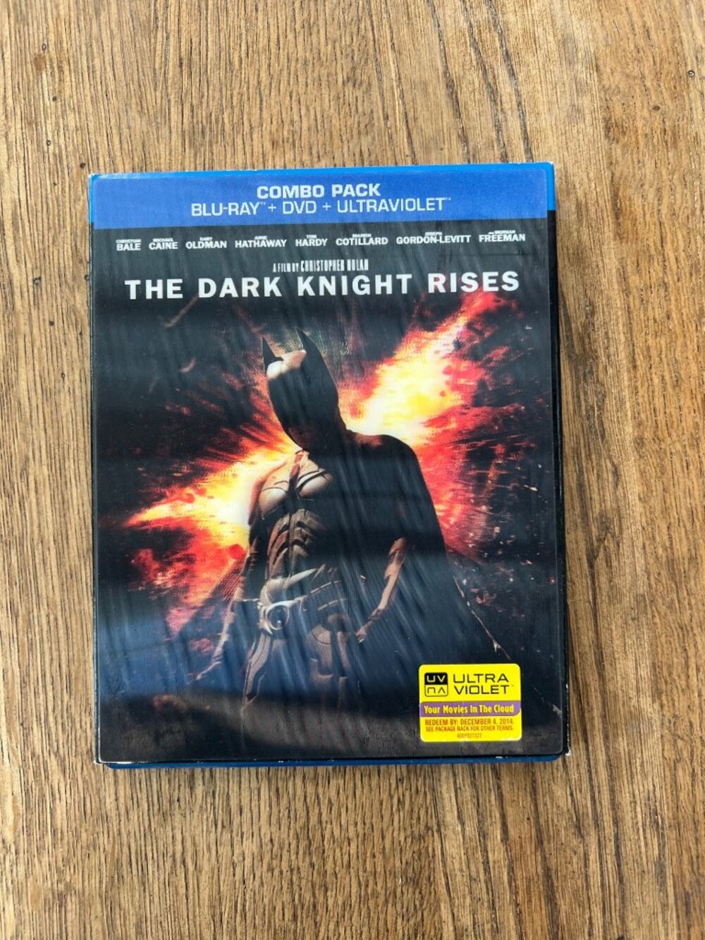 The Dark Knight Rises 2012 Movie Combo Pack Blu-Ray/DVD/Ultraviolet Pre-Owned